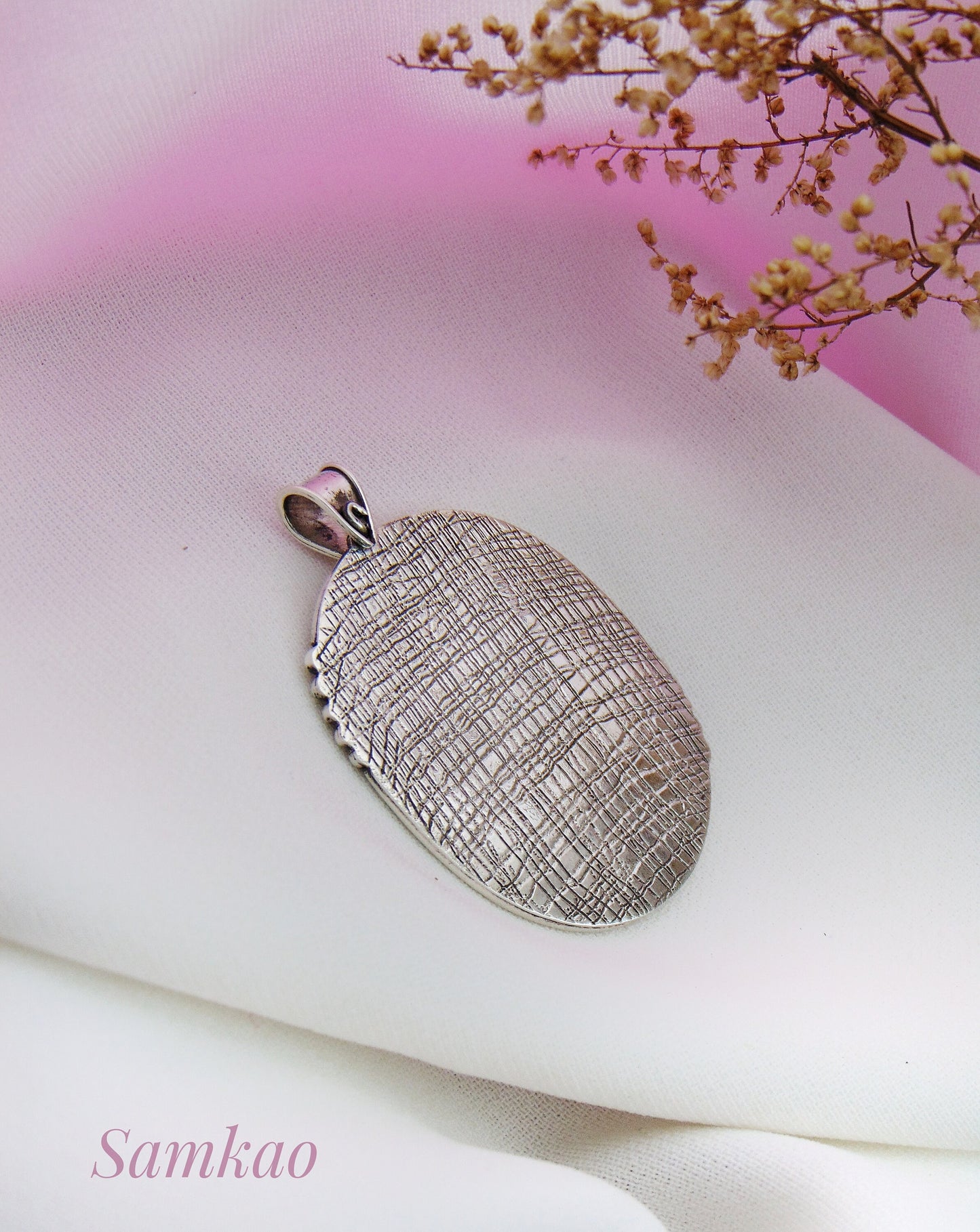 Pendant with colorful houses, Cloisonne enamel jewelry, one of a kind cloisonne enamel pendant, gift for her, Sterling silver