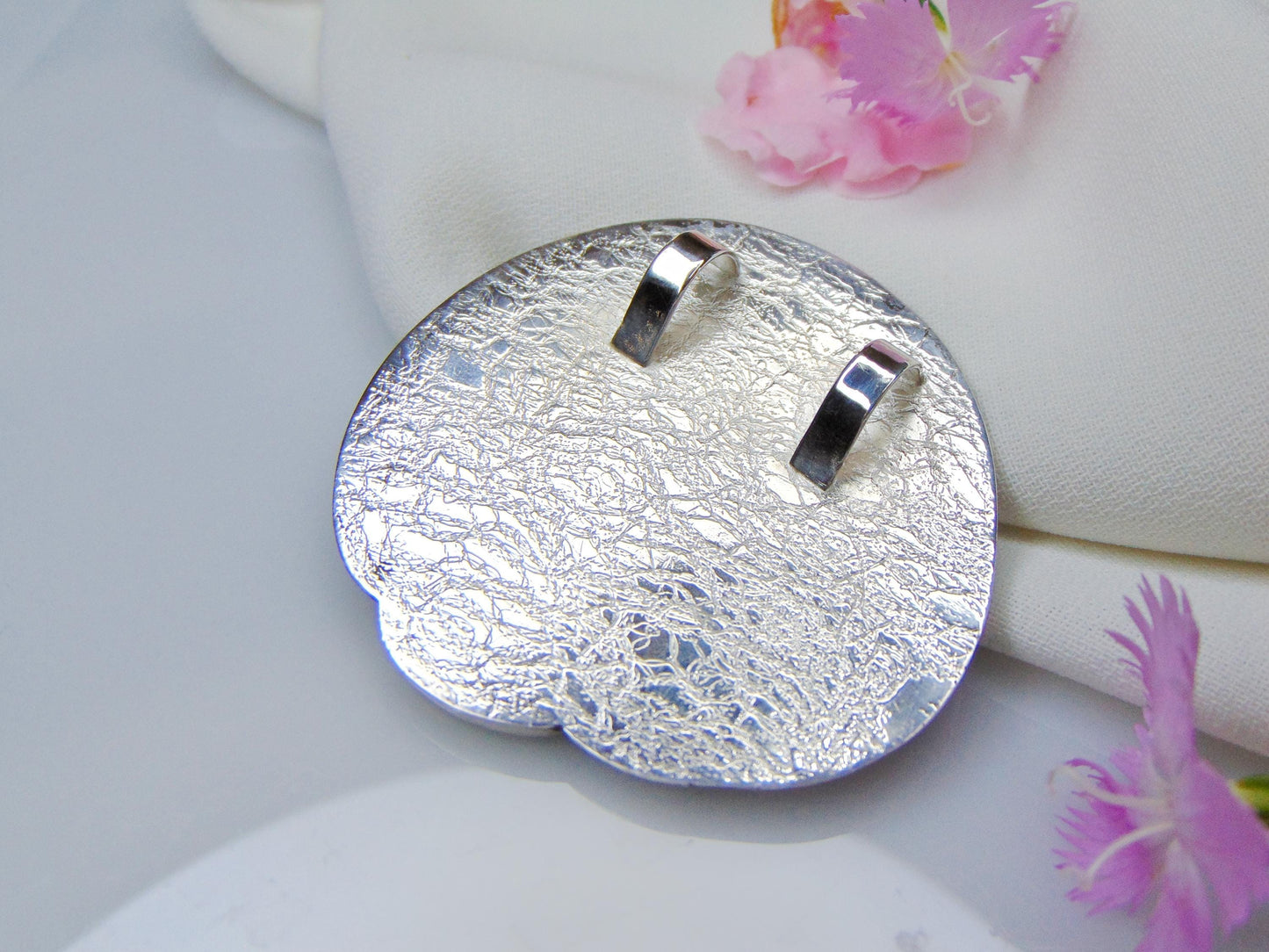 Cloisonné Enamel Horse Pendant with Labradorite – Handmade Silver Necklace – Equestrian Jewelry – Artisan Statement Pendant – One of a Kind